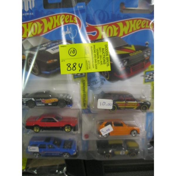 10 NEW HOTWHEELS CARS