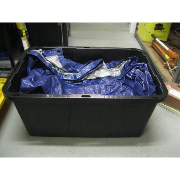 BIN W/TARPS