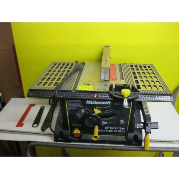10" MASTERCRAFT BENCH SAW