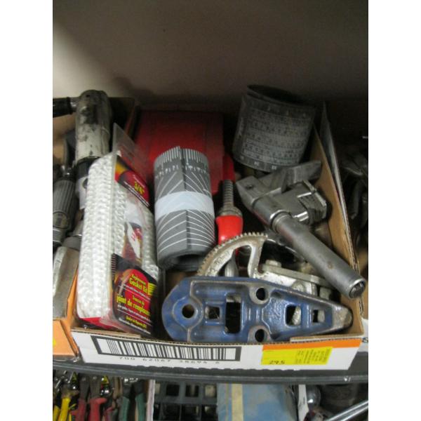 MISC. ITEMS: PIPE CUTTER, PIPE WRENCHES, BENDERS, FLARING KITS, ETC.