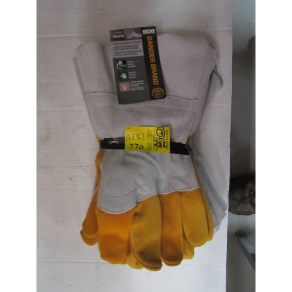 3 PAIR OF SZ 2XL LEATHER GLOVES