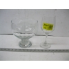 Image 1 : ETCHED LG. WINEGLASS & LG. GLASS BOWL