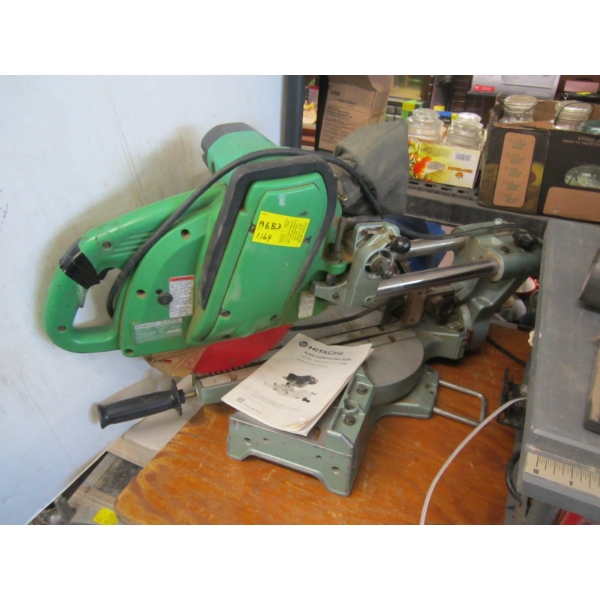 HITACHI SLIDING COMPOUND MITER SAW