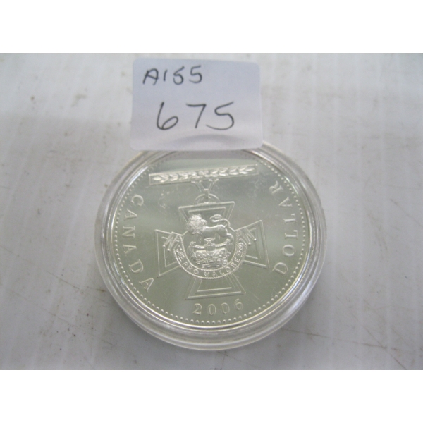 2006 CDN .999 SILVER $1 COIN, (TAX EXEMPT)