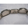Image 5 : TURQUOISE & SILVER STAMPED (950) SILVER BRACELET, 40G