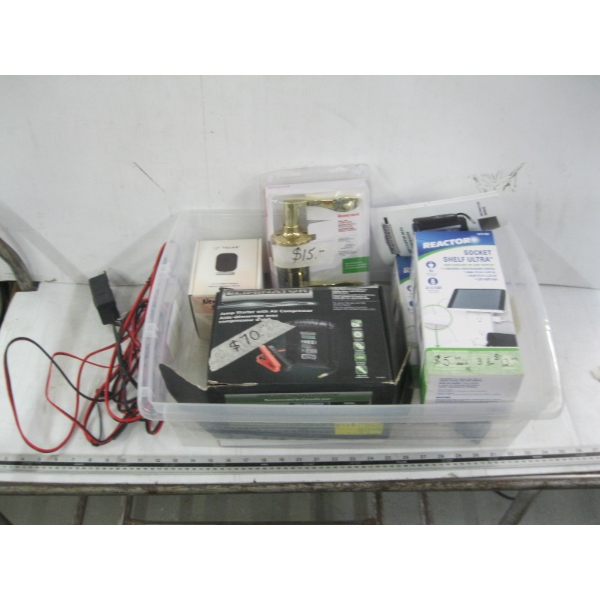 FLAT W/BATTERY CHARGER, ETC.
