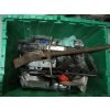 Image 4 : BIN OF MISC. WELDING CABLE, V STANDS, ETC.