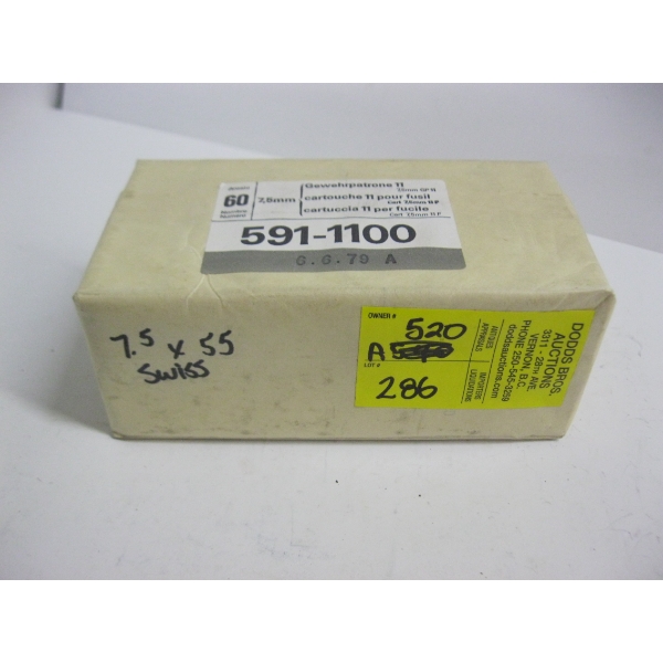 7.5X55MM SWISS |6X10 CARTRIDGES