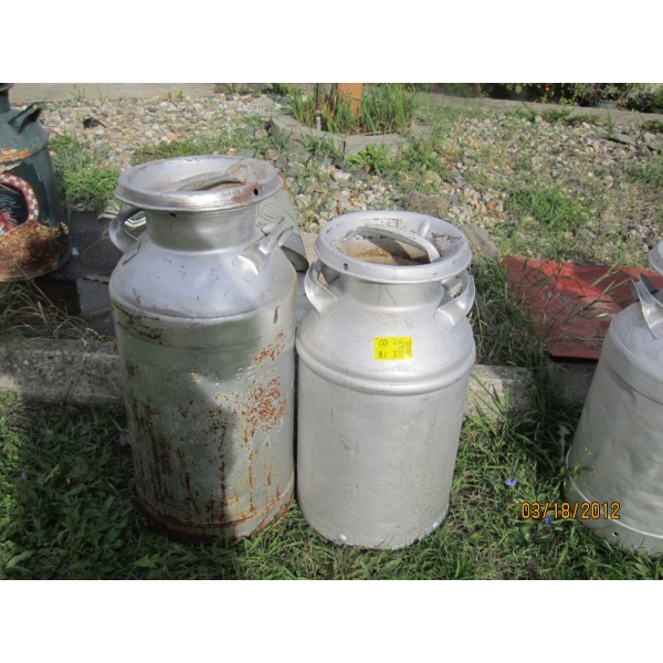 2 CREAM CANS