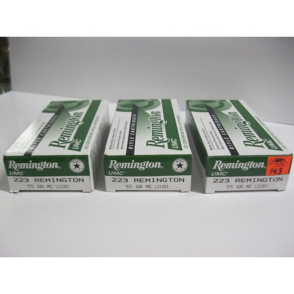 REMINGTON .223 REM 55GRS|3X20 CENTERFIRE RIFLE CARTRIDGES