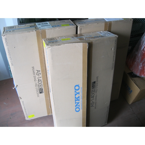 3 SPEAKER STANDS IN BOX