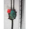 Image 6 : BENNETT SILVER & TURQUOISE NAVAJO BOLO TIE