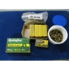 Image 1 : ASST. ITEMS: 30.06 BRASS, 5 NEW VINTAGE CIL 22 LONG RIFLE SHELLS & CONTAINER OF 22 SHELLS