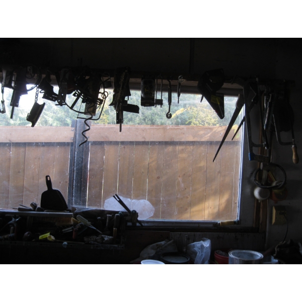 MISC. SAWS, TURNBUCKLES, MISC. HARDWARE, SCREWDRIVERS, ETC.