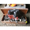 Image 1 : WOODEN CRATE W/ASST. CAR PARTS