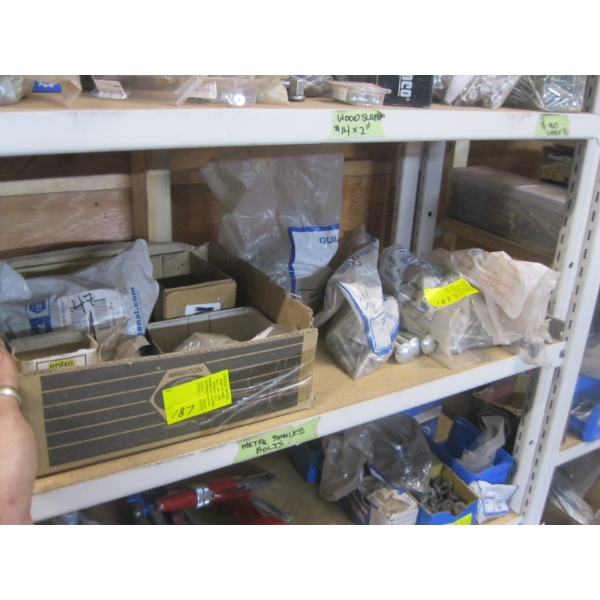 MISC. SCREWS, CARRIAGE BOLTS, ETC.