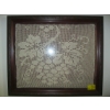 Image 1 : FRAMED CROCHETED LINEN
