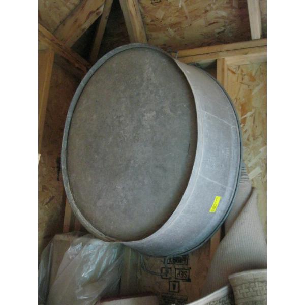 LG. GALVANIZED TUB