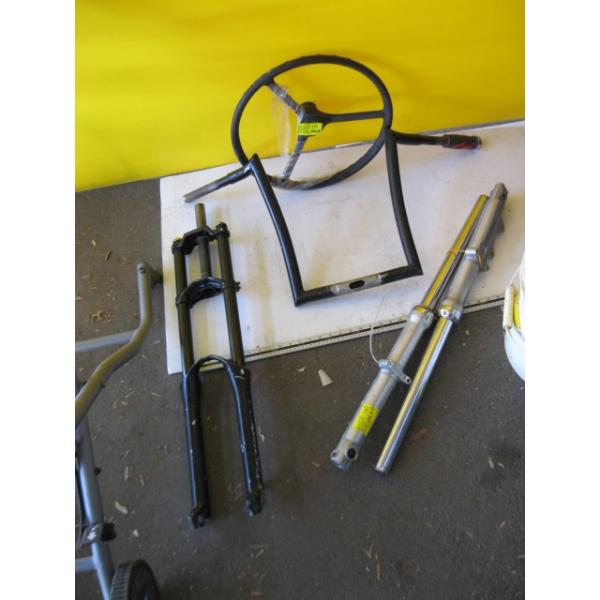 SHOCKS FOR BIKES, FRONT SUSPENSION HANDLEBARS, ETC.