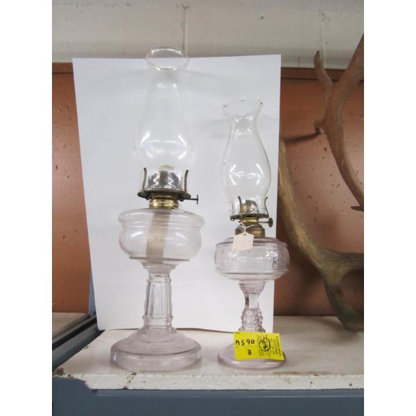 2 OIL LAMPS