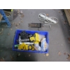 Image 1 : BIN OF MISC. FOOT PUMP, CAR PARTS, ETC.