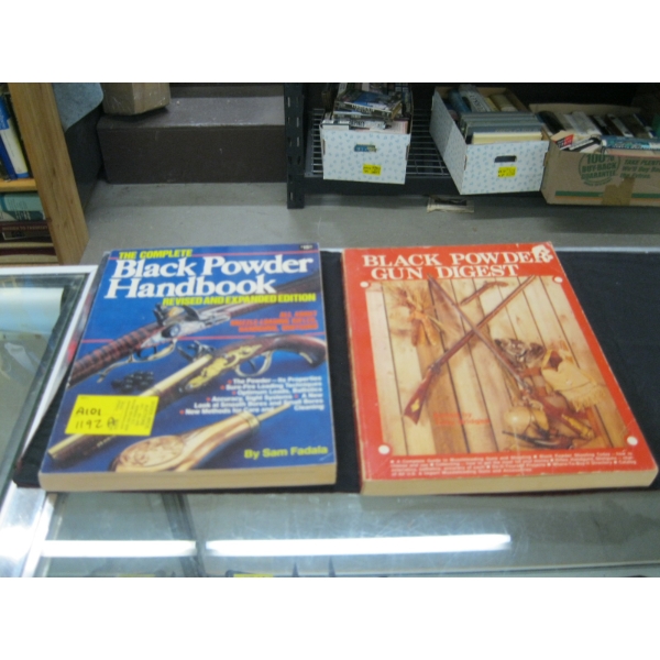 2 VINTAGE BLACK POWDER GUN BOOKS