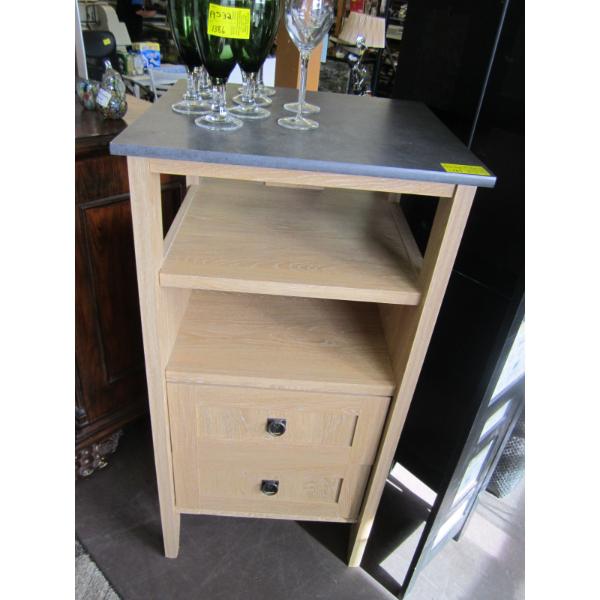 SMALL 2 DRAWER 2 SHELF SQUARE SHELF UNIT