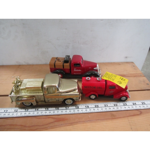 3 DIECAST TRUCKS