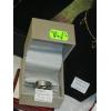 Image 2 : MENS TITANIUM RING W/3 DIAMONDS, SZ 10 1/4