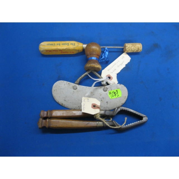 COLLECTABLES: NUTCRACKER, HERB CHOPPER & ICE PICK