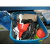 Image 1 : BIN OF MISC. OUTDOOR LIGHTING, ETC.