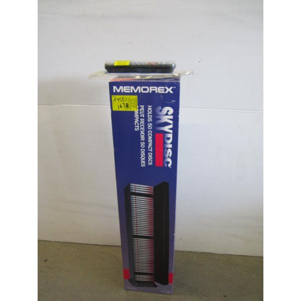 MEMOREX SKY DISC CD HOLDER W/RCA UNIVERSAL REMOTE