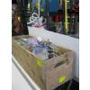 Image 2 : WOODEN TOOL TOTE W/MISC. PLUMBING SUPPLIES