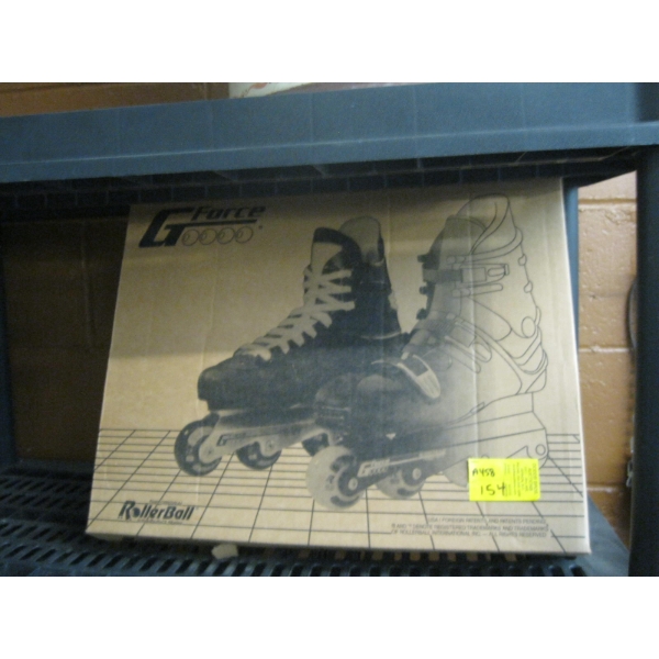 PAIR OF G FORCE ROLLER BALL SKATES IN BOX