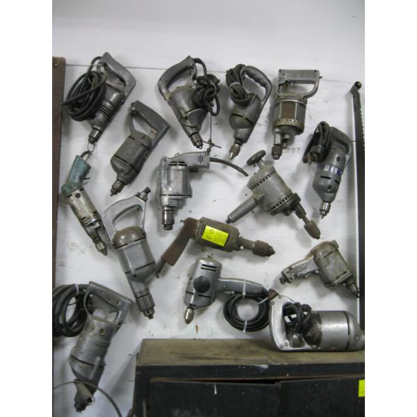 DRILL COLLECTION OF 15 VARIOUS DRILLS