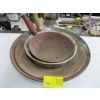 Image 1 : 2 GOLD PANS & 2 HANDLED POTS