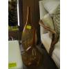 Image 1 : 2 AMBER LG. GLASS ZELLER VASES
