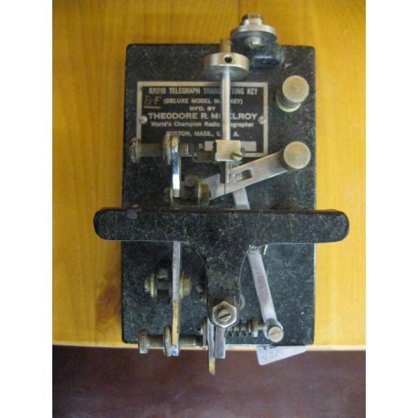 ANTIQUE RADIO TELEGRAPH TRANSMITTING KEY