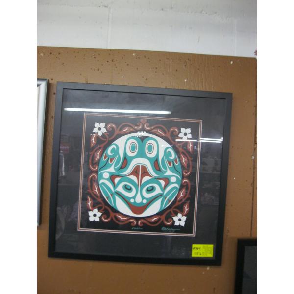 FRAMED PRINT BY DON YEOMANS, "EARTH"