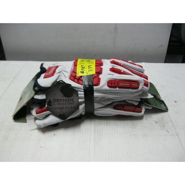 3 PAIR OF SZ XL LEATHER GLOVES
