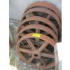 Image 1 : 5 HEAVY CAST IRON WHEELS