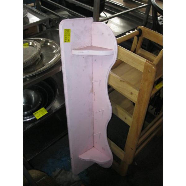 PINK WALL MOUNT SHELF UNIT