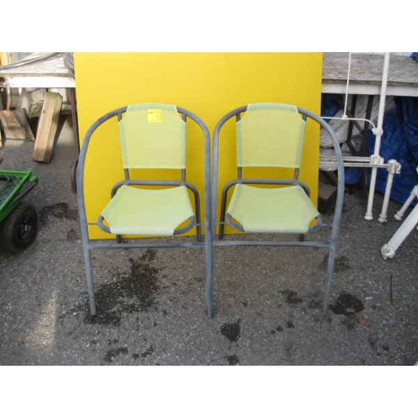 2 PATIO CHAIRS