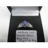 Image 3 : LADIES 10KT WHITE GOLD BLUE STAR SAPPHIRE RING, 2.4G, SZ 6.5