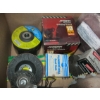 Image 2 : MISC. 4" GRINDING DISCS, SPARKPLUGS, ETC.