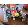 Image 1 : 4 TIN ITEMS - 2 TRAIN ENGINES & 2 CARS