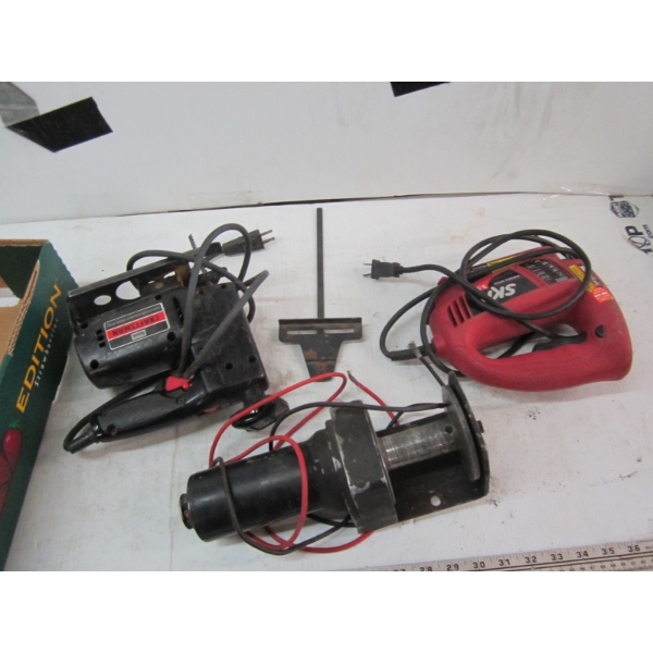 SKILL JIGSAW, WINCH & A CRAFTSMAN JIGSAW