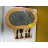 Image 2 : WOOD BOXES - VARIOUS SIZES, SHAPES & A MARBLE CUTTING BOARD