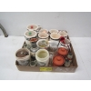 Image 1 : MISC. NATIVE THEME MUGS, VASES, LIDDED CONTAINERS, ETC.