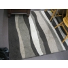 Image 2 : BROWN & LIGHT STRIPED AREA CARPET, APPROX. 5' 2" X7' 2"